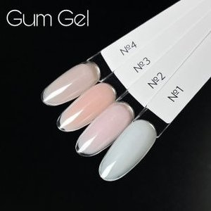 Палитра Гель LuxLak Intense Gum Gel (№1,2,3,4)