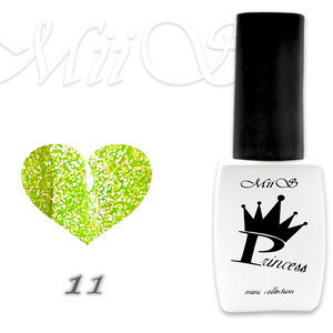 Гель лак Princess (светоотражающий эффект) № 11 10 мл