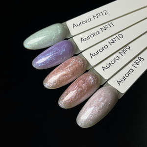 Палитра на гель Aurora (№8,9,10,11,12)