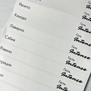 Набор наклеек на типсы гели «Intense» 13 оттенков