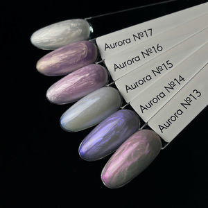 Палитра на гель Aurora (№13,14,15,16,17,18)